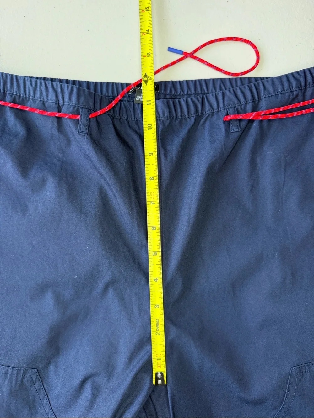 J.Crew Luna Pant with Removable Paracord Navy Size M NWT